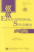 Educational Studies Journal cover